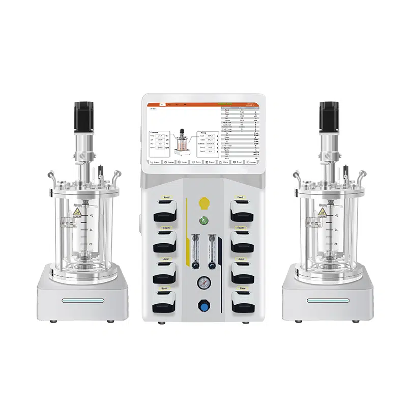 Benchtop Twin Glass bioreactor